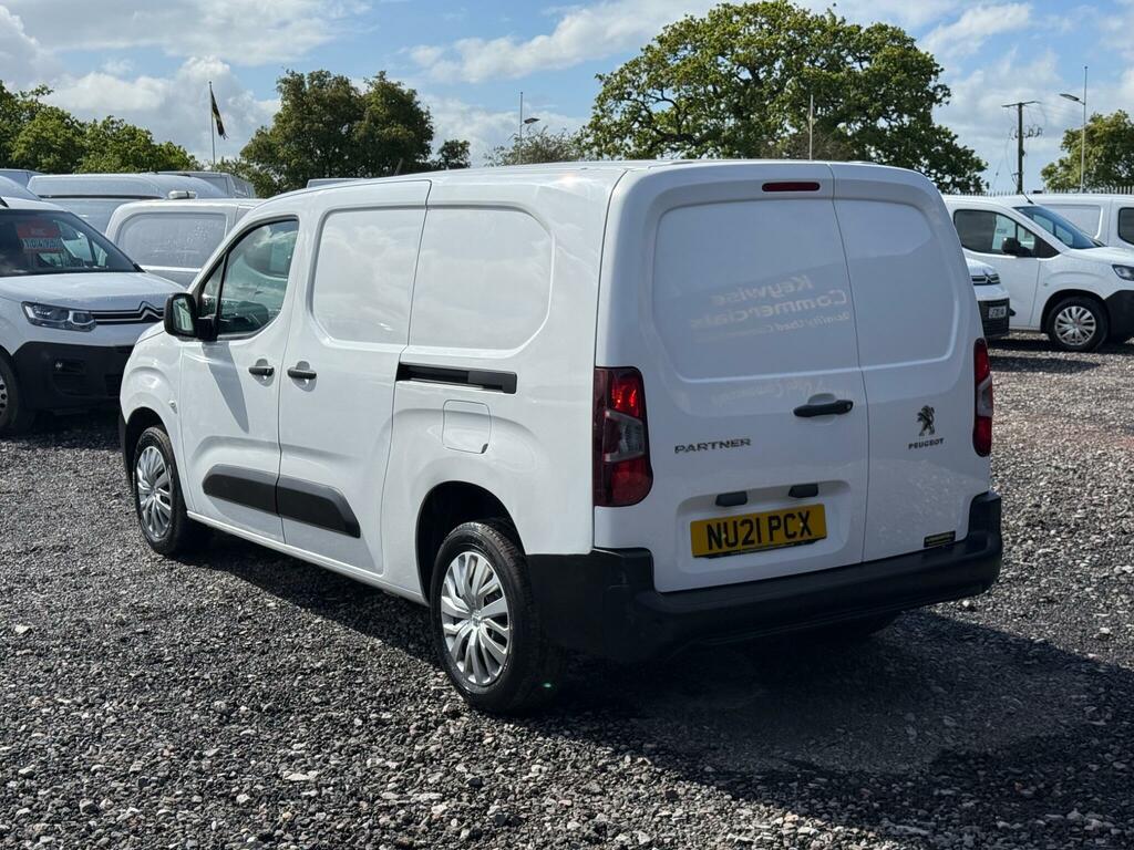 Peugeot Partner 1.5 Bluehdi 950 Professional Long Panel Van Lwb Eu NU21PCX White #4