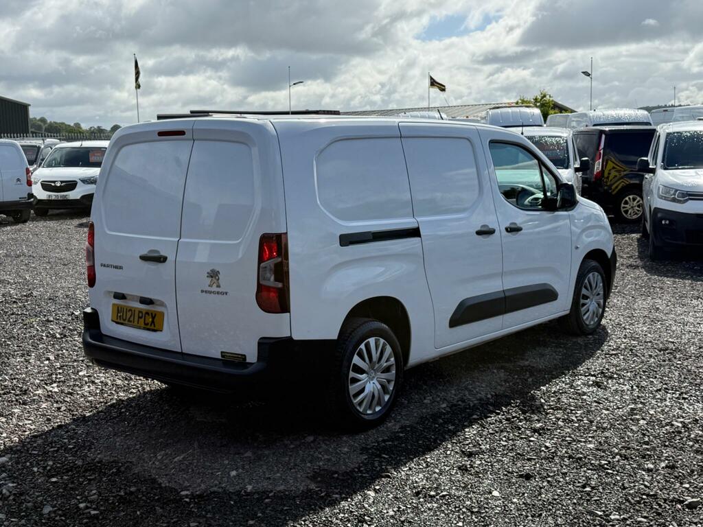 Peugeot Partner 1.5 Bluehdi 950 Professional Long Panel Van Lwb Eu NU21PCX White #6