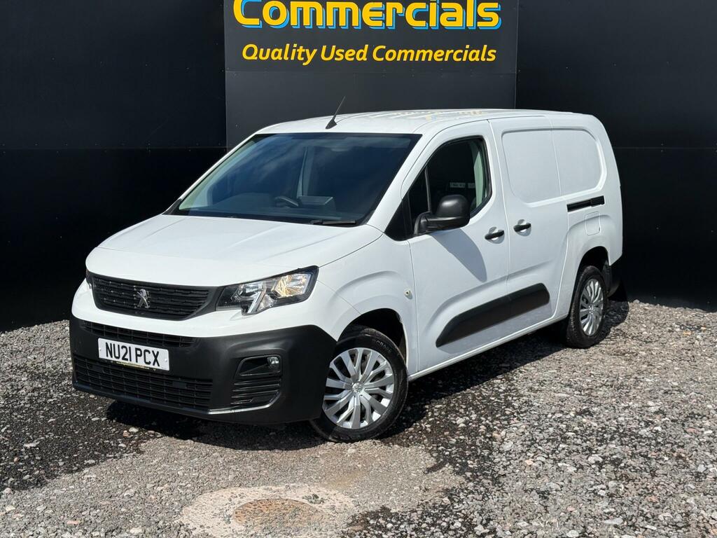Peugeot Partner 1.5 Bluehdi 950 Professional Long Panel Van Lwb Eu NU21PCX White #2
