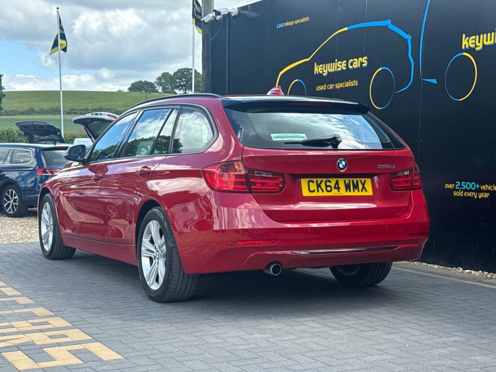 BMW 3 Series 2.0 318D Sport Touring Euro 5 Ss Red #3