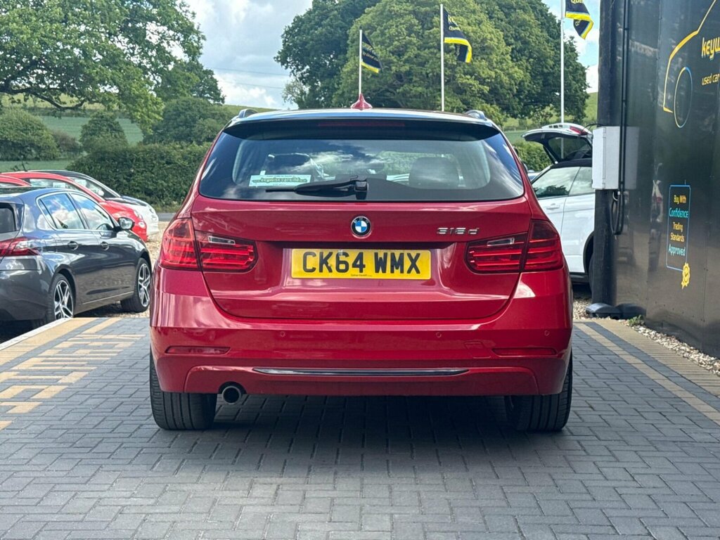 BMW 3 Series 2.0 318D Sport Touring Euro 5 Ss Red #4