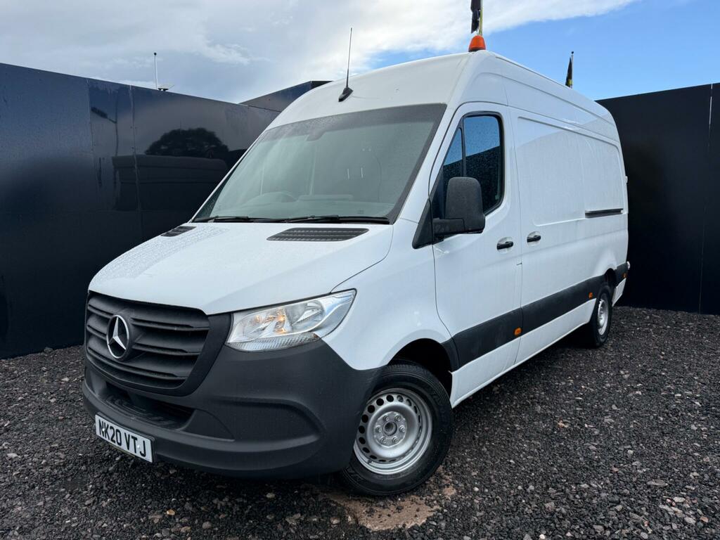 Mercedes-Benz Sprinter 2.1 314 Cdi Rwd L2 H2 Euro 6 Ss NK20VTJ White #2