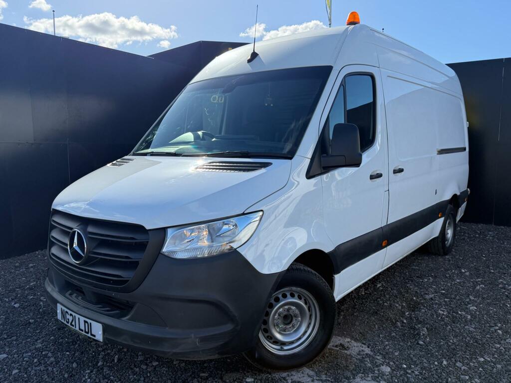 Mercedes-Benz Sprinter 2.0 317 Cdi Progressive Rwd L2 H2 Euro 6 Ss NG21LDL White #2