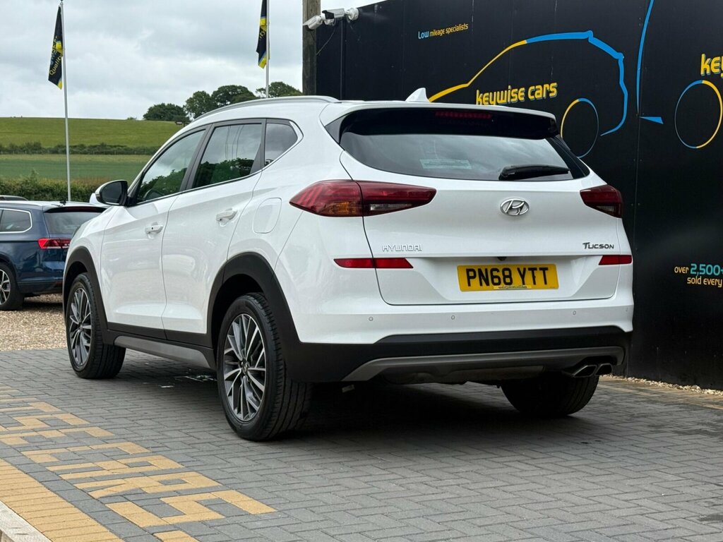 Hyundai Tucson 1.6 T-gdi Premium Dct Euro 6 Ss PN68YTT White #3