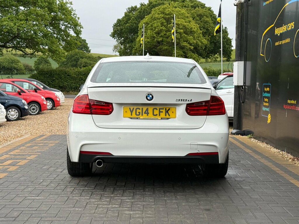 BMW 3 Series 2.0 318D M Sport Euro 5 Ss YG14CFK White #4