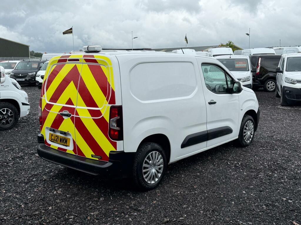 Citroen Berlingo 1.5 Bluehdi 650 Enterprise M Swb Euro 6 Ss CJ21WMM White #6