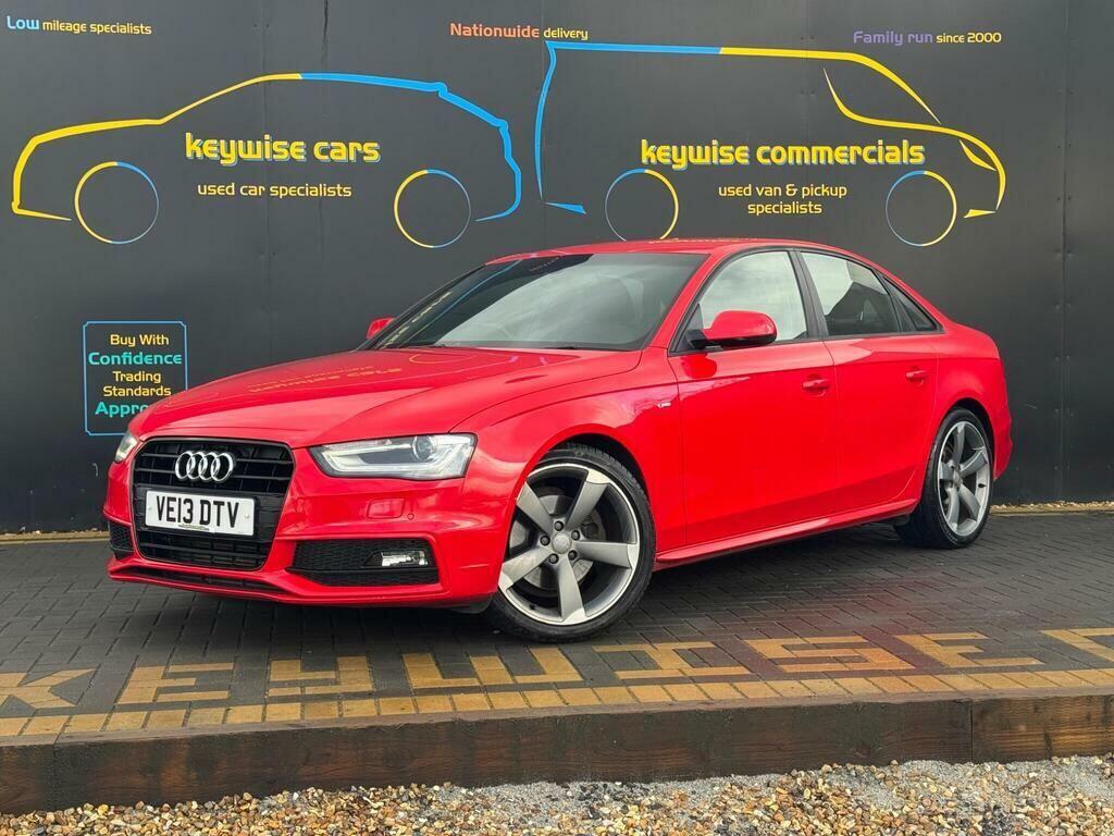 Audi A4 2.0 Tdi Black Edition Multitronic Euro 5 Ss Red