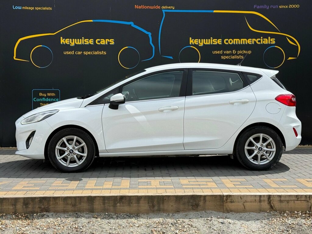 Ford Fiesta 1.0T Ecoboost Zetec Euro 6 Ss WF67TZN White #2
