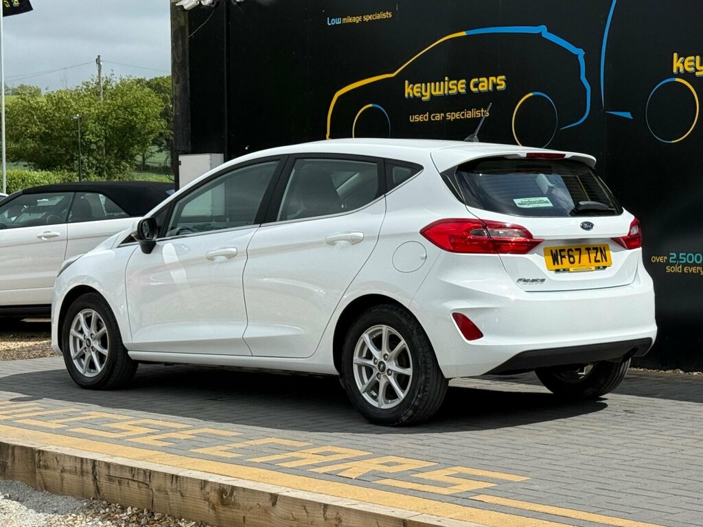 Ford Fiesta 1.0T Ecoboost Zetec Euro 6 Ss WF67TZN White #3