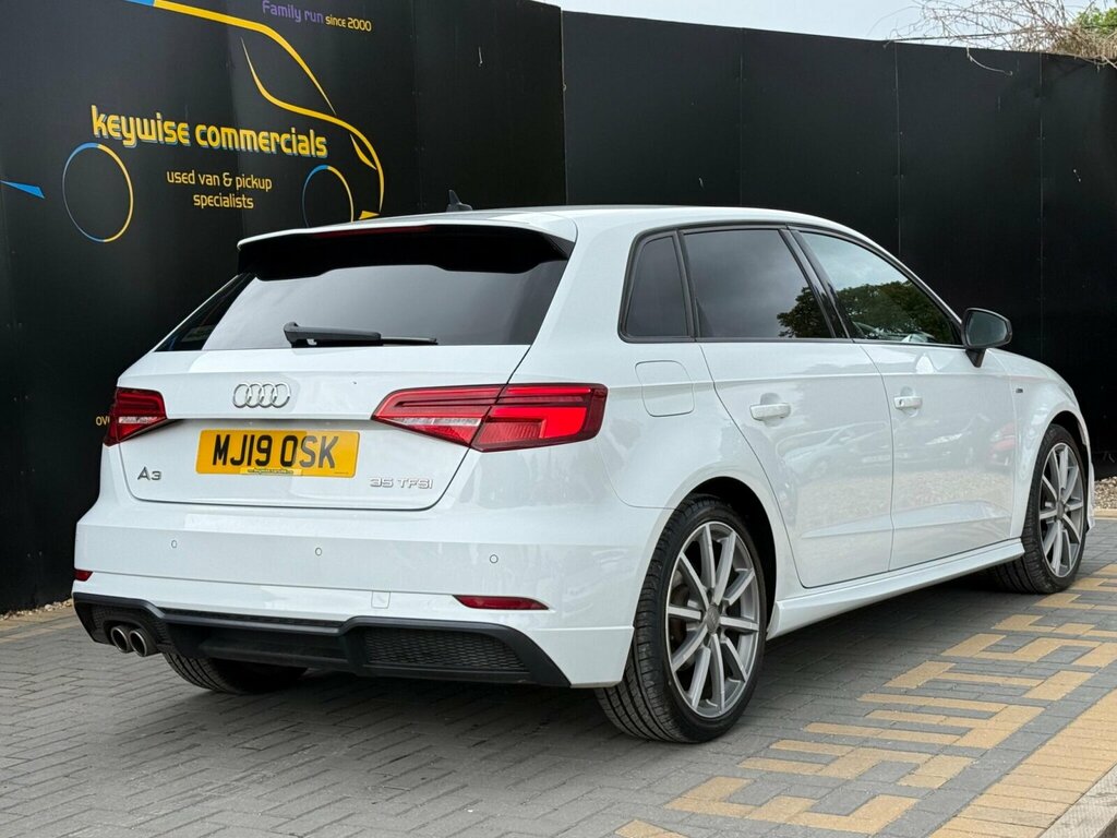 Audi A3 1.5 Tfsi Cod 35 Black Edition Sportback S Tronic E MJ19OSK White #5