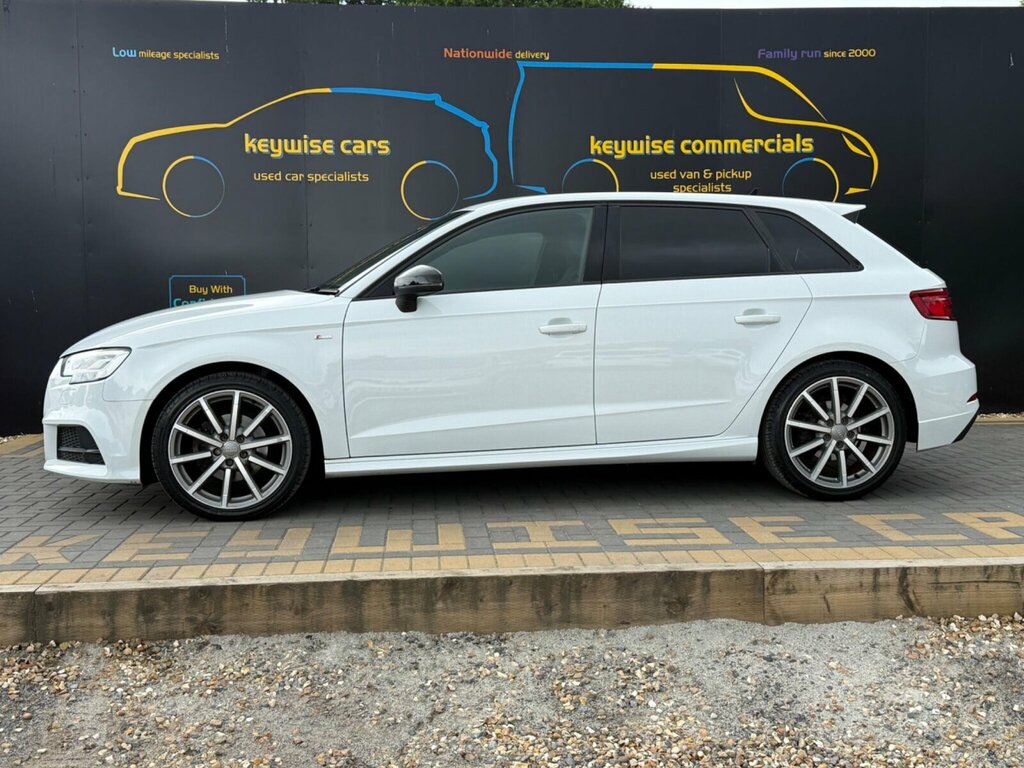 Audi A3 1.5 Tfsi Cod 35 Black Edition Sportback S Tronic E MJ19OSK White #2