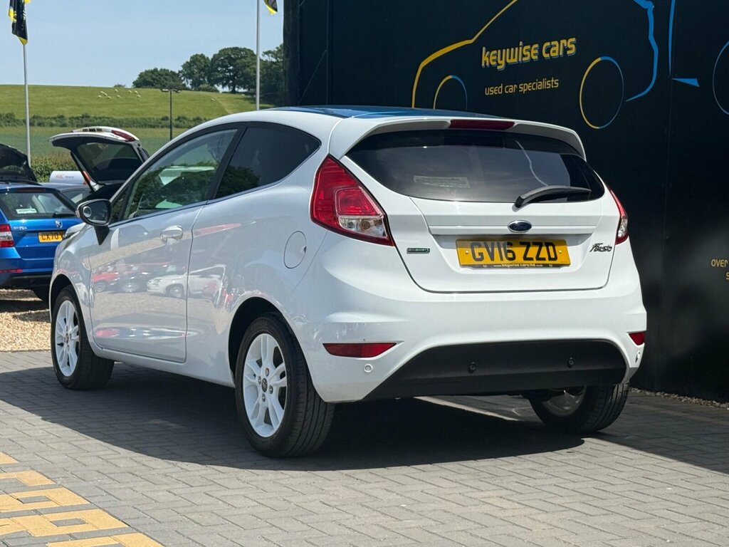 Ford Fiesta 1.0T Ecoboost Zetec White Edition Euro 6 Ss GV16ZZD White #3