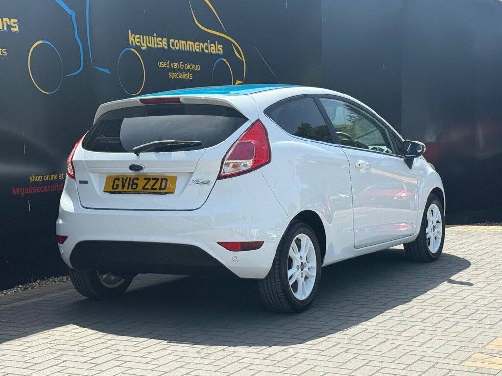 Ford Fiesta 1.0T Ecoboost Zetec White Edition Euro 6 Ss GV16ZZD White #5