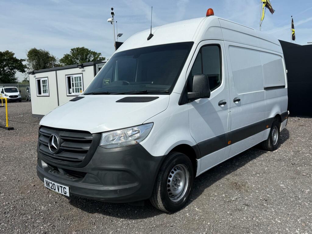 Mercedes-Benz Sprinter 2.1 314 Cdi Rwd L2 H2 Euro 6 Ss NK20VTG White #3