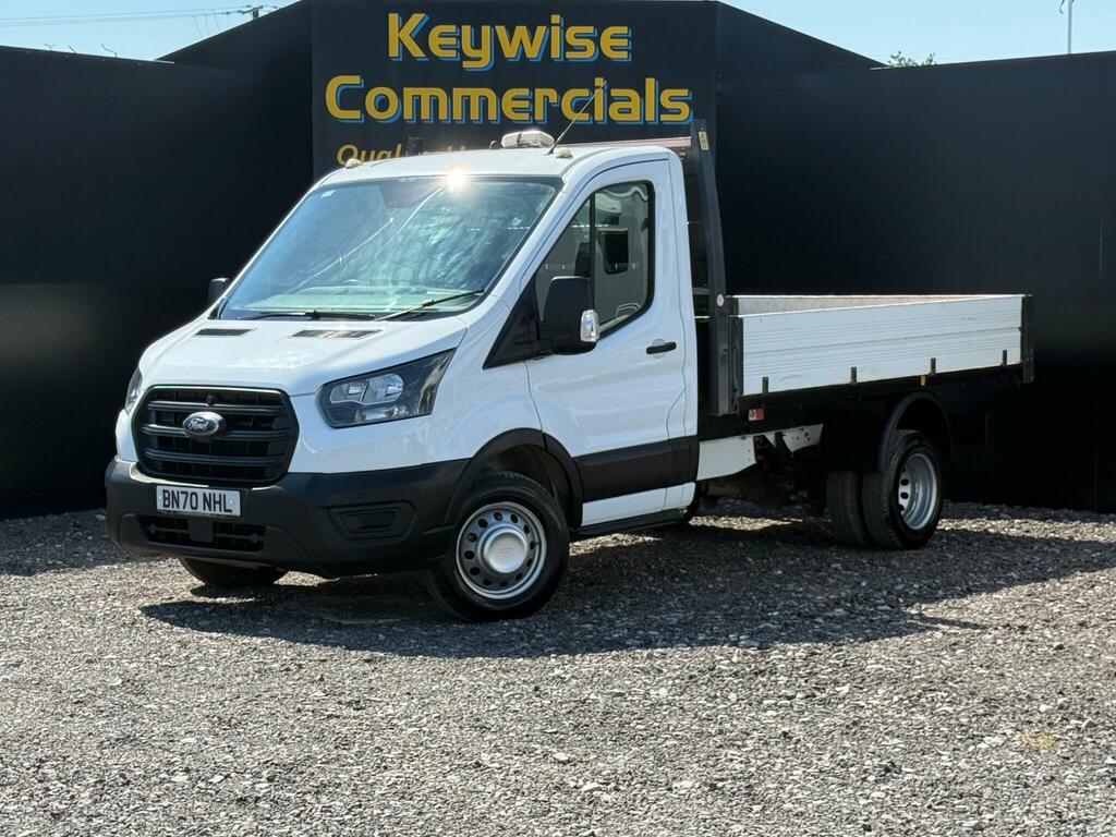 Ford Transit Custom 2.0 350 Ecoblue Leader Tipper Rw White