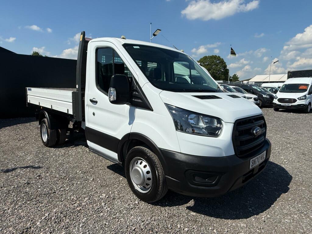 Ford Transit Custom 2.0 350 Ecoblue Leader Tipper Rw BN70NHL White #5