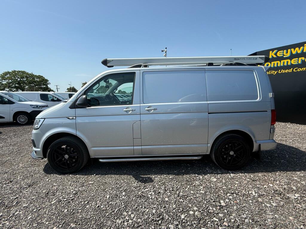 Volkswagen Transporter 2.0 Tdi T28 Bluemotion Tech Highline Fwd Swb Euro SJ09GAS Silver #4
