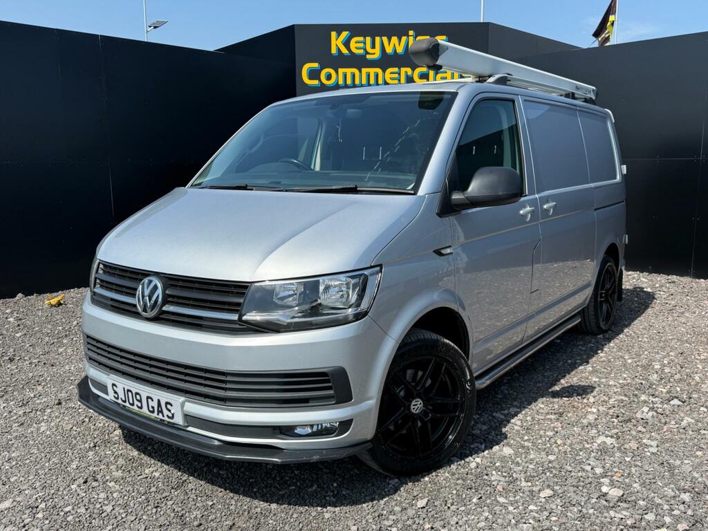 Volkswagen Transporter 2.0 Tdi T28 Bluemotion Tech Highline Fwd Swb Euro SJ09GAS Silver #2