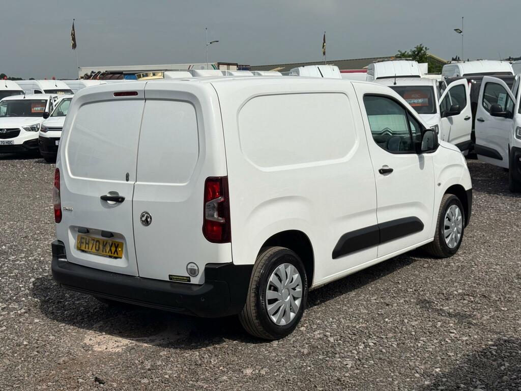 Vauxhall Combo 1.5 Turbo D 2000 Edition L1 H1 Euro 6 Ss FH70KXX White #6