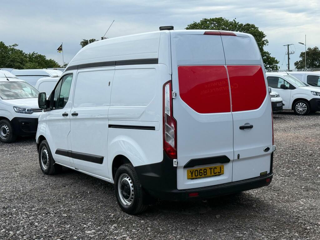 Ford Transit Custom 2.0 300 Ecoblue L1 H2 Euro 6 YO68TCJ White #4