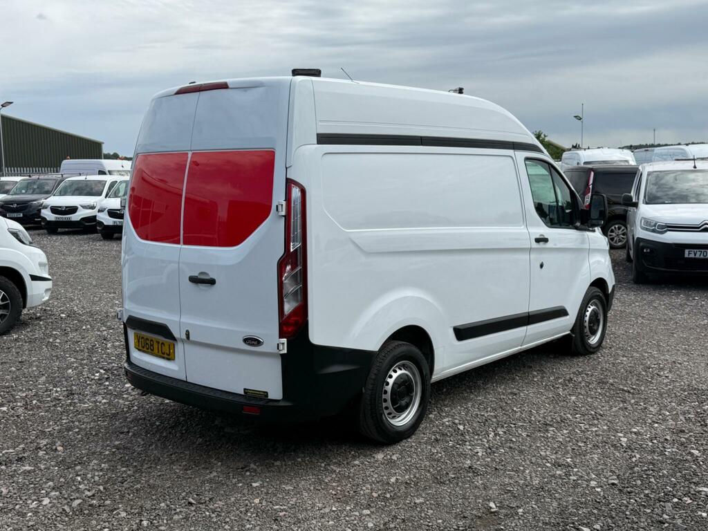 Ford Transit Custom 2.0 300 Ecoblue L1 H2 Euro 6 YO68TCJ White #6