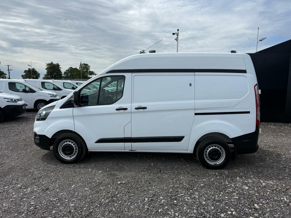 Ford Transit Custom 2.0 300 Ecoblue L1 H2 Euro 6 YO68TCJ White #3