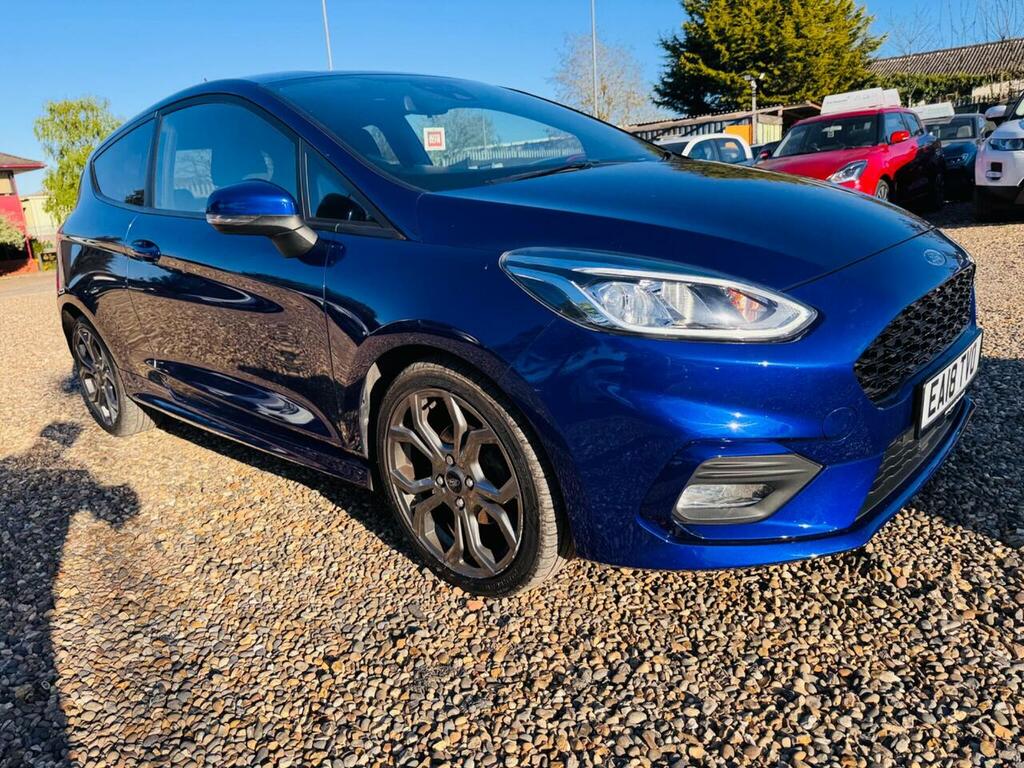 Ford Fiesta 1.0T Ecoboost St-line Euro 6 Ss EA18TVO Blue #5