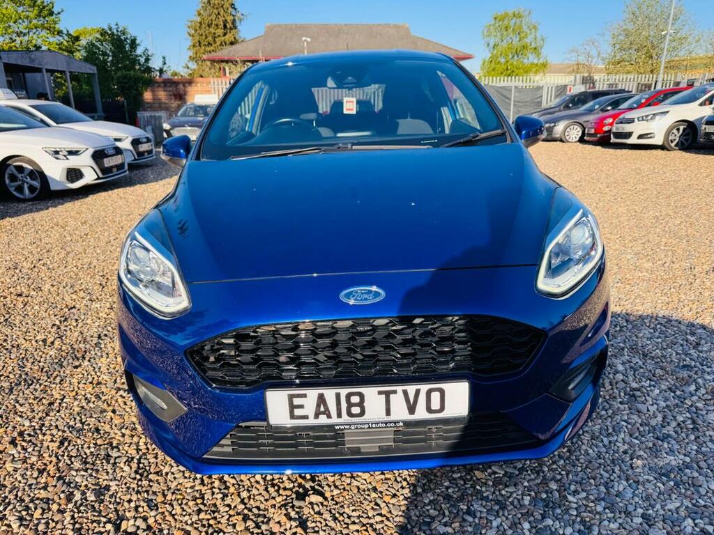 Ford Fiesta 1.0T Ecoboost St-line Euro 6 Ss EA18TVO Blue #2