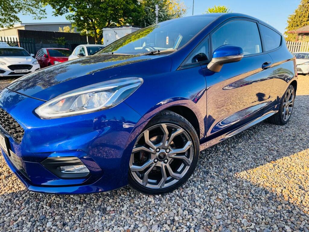 Ford Fiesta 1.0T Ecoboost St-line Euro 6 Ss EA18TVO Blue #3