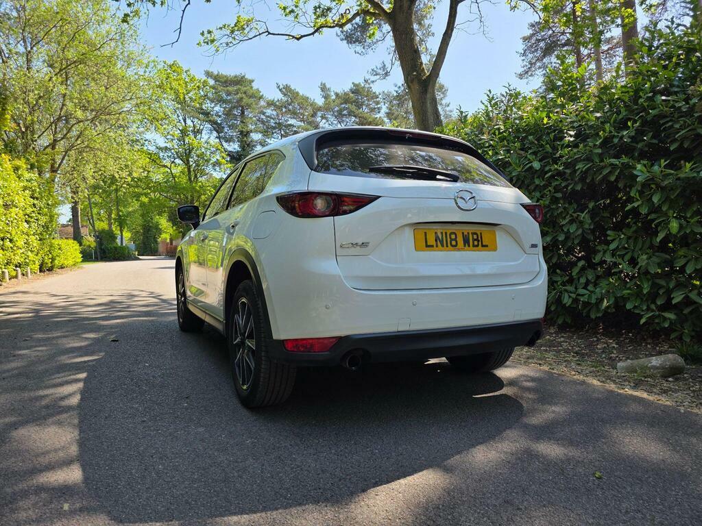 Mazda CX-5 2.0 Skyactiv-g Sport Nav Euro 6 S S LN18WBL White #4