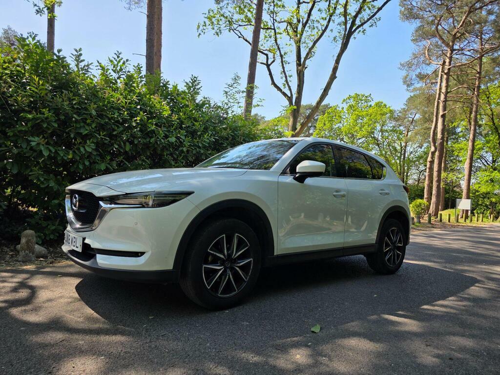 Mazda CX-5 2.0 Skyactiv-g Sport Nav Euro 6 S S White