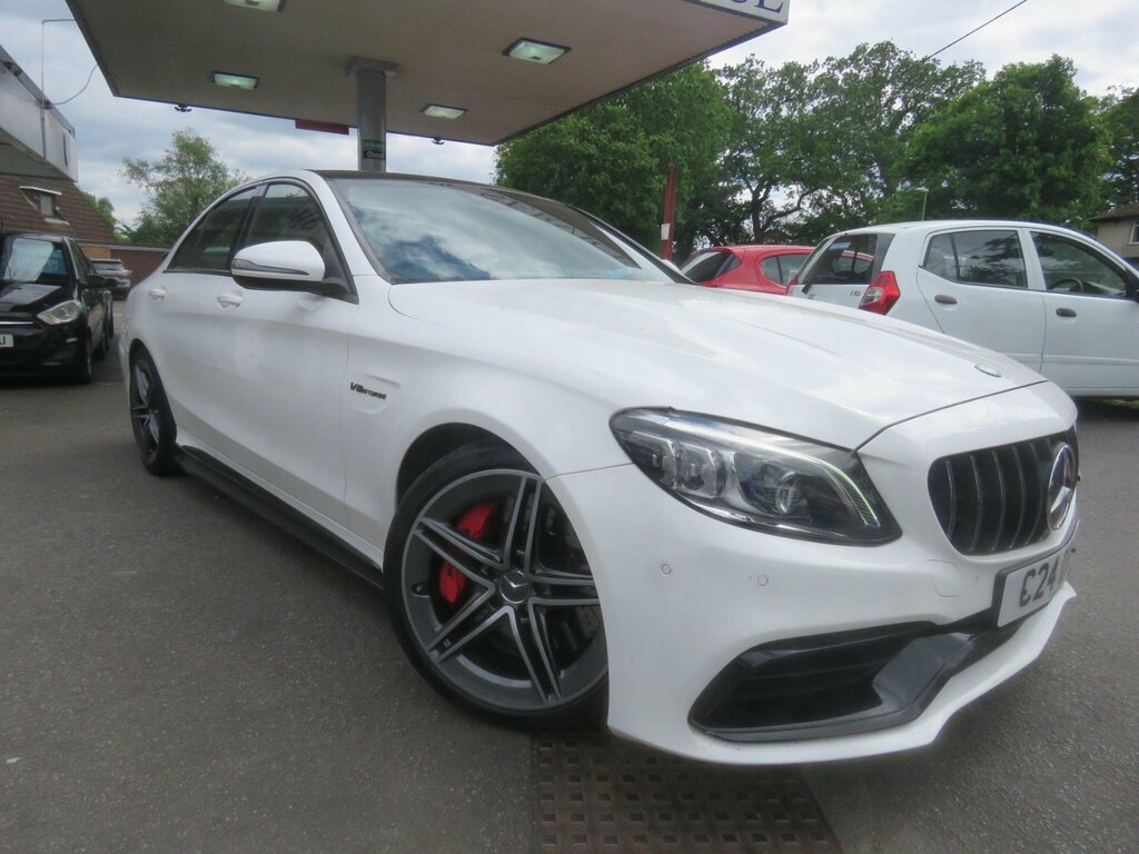 Mercedes-Benz C Class 4.0 C63 V8 Biturbo Amg S Spds Mct Euro 6 Ss C24DRM White #2
