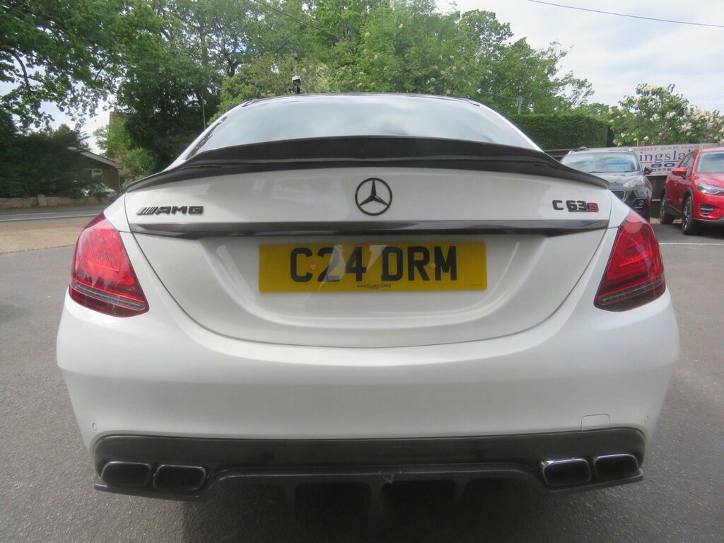 Mercedes-Benz C Class 4.0 C63 V8 Biturbo Amg S Spds Mct Euro 6 Ss C24DRM White #6