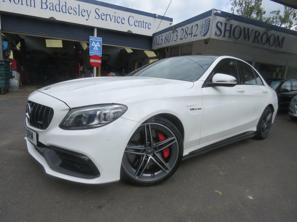 Mercedes-Benz C Class 4.0 C63 V8 Biturbo Amg S Spds Mct Euro 6 Ss White