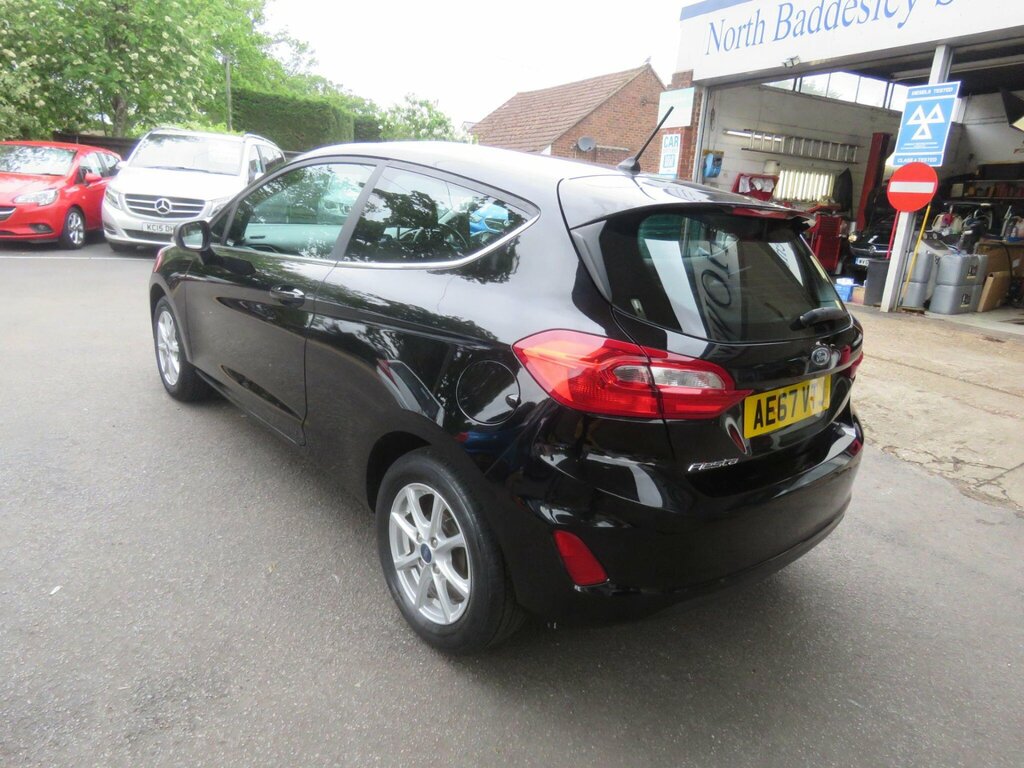 Ford Fiesta 1.1 Ti-vct Zetec Euro 6 Ss AE67VTJ Black #6