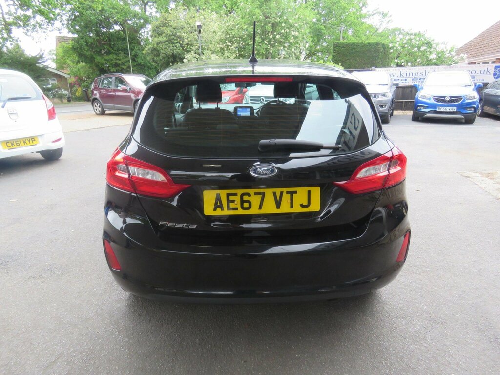 Ford Fiesta 1.1 Ti-vct Zetec Euro 6 Ss AE67VTJ Black #5