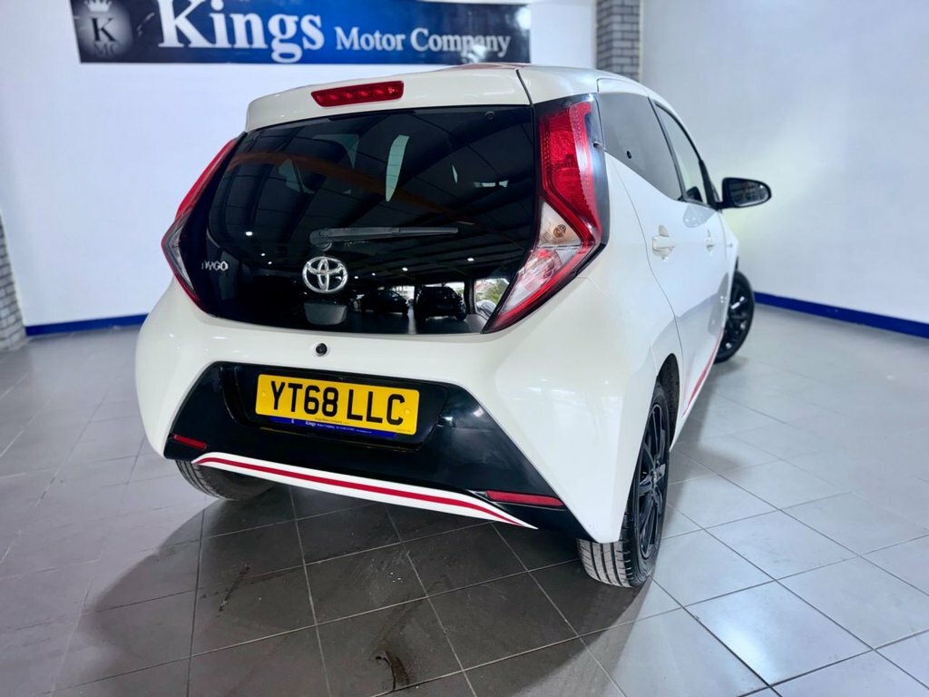 Toyota Aygo Hatchback YT68LLC White #6