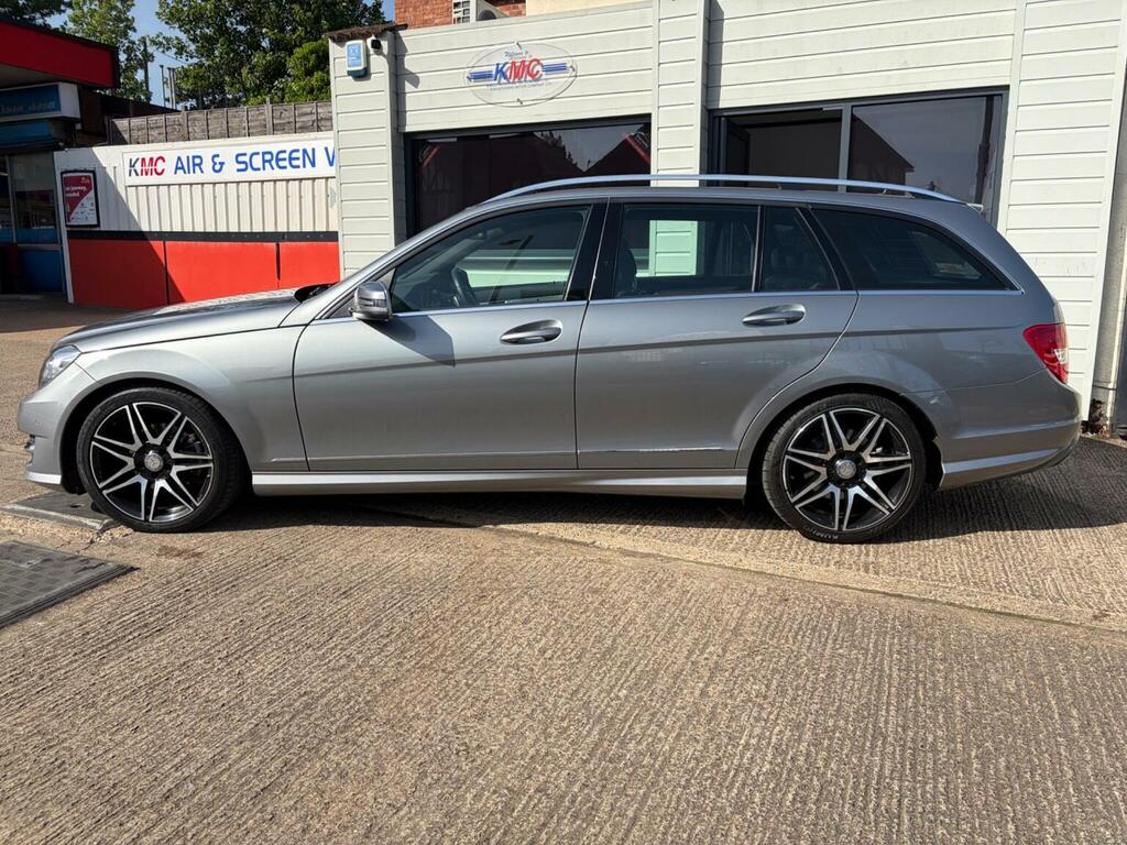 Mercedes-Benz C Class Estate 2.1 C220 Cdi Amg Sport Plus G-tronic Euro Silver #4