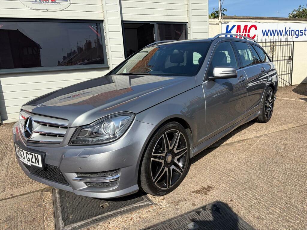 Mercedes-Benz C Class Estate 2.1 C220 Cdi Amg Sport Plus G-tronic Euro Silver #3