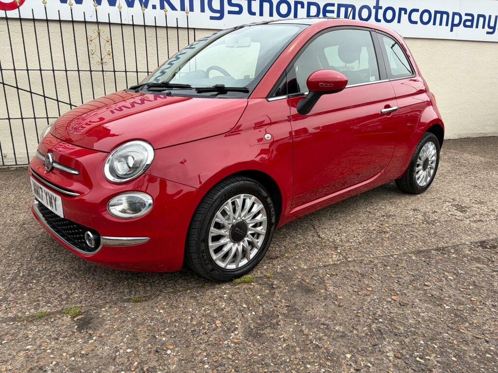 Fiat 500 Hatchback 1.2 Lounge Euro 6 Ss 201717 WM17YWY Red #3