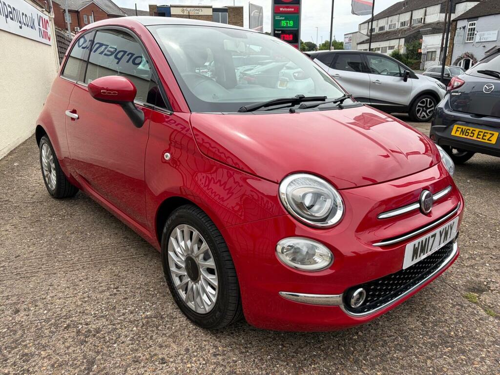 Fiat 500 Hatchback 1.2 Lounge Euro 6 Ss 201717 Red