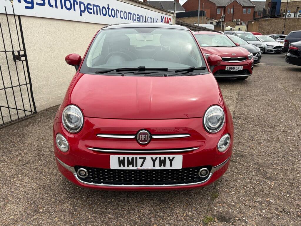 Fiat 500 Hatchback 1.2 Lounge Euro 6 Ss 201717 WM17YWY Red #2