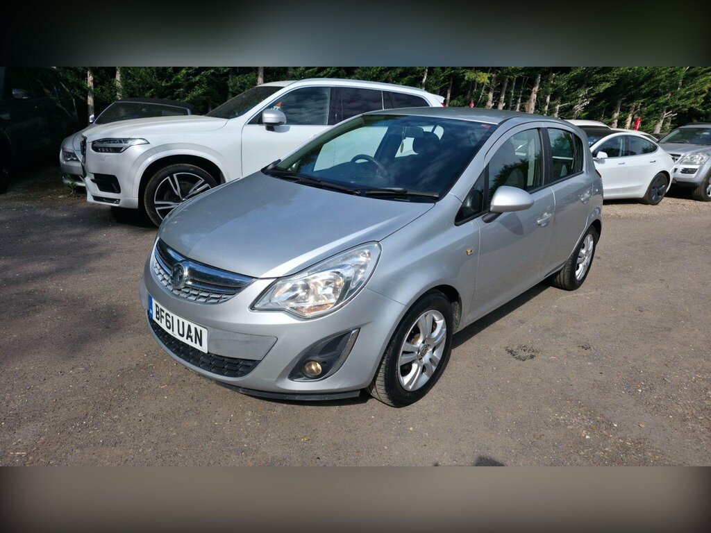 Vauxhall Corsa 1.4 16V Exclusiv Euro 5 Ac Silver #5