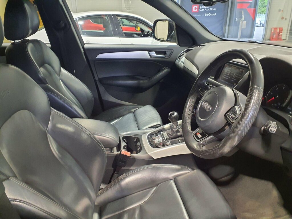 Audi Q5 2.0 Tdi S Line Plus Quattro Euro 5 Ss LD14WGJ Black #5