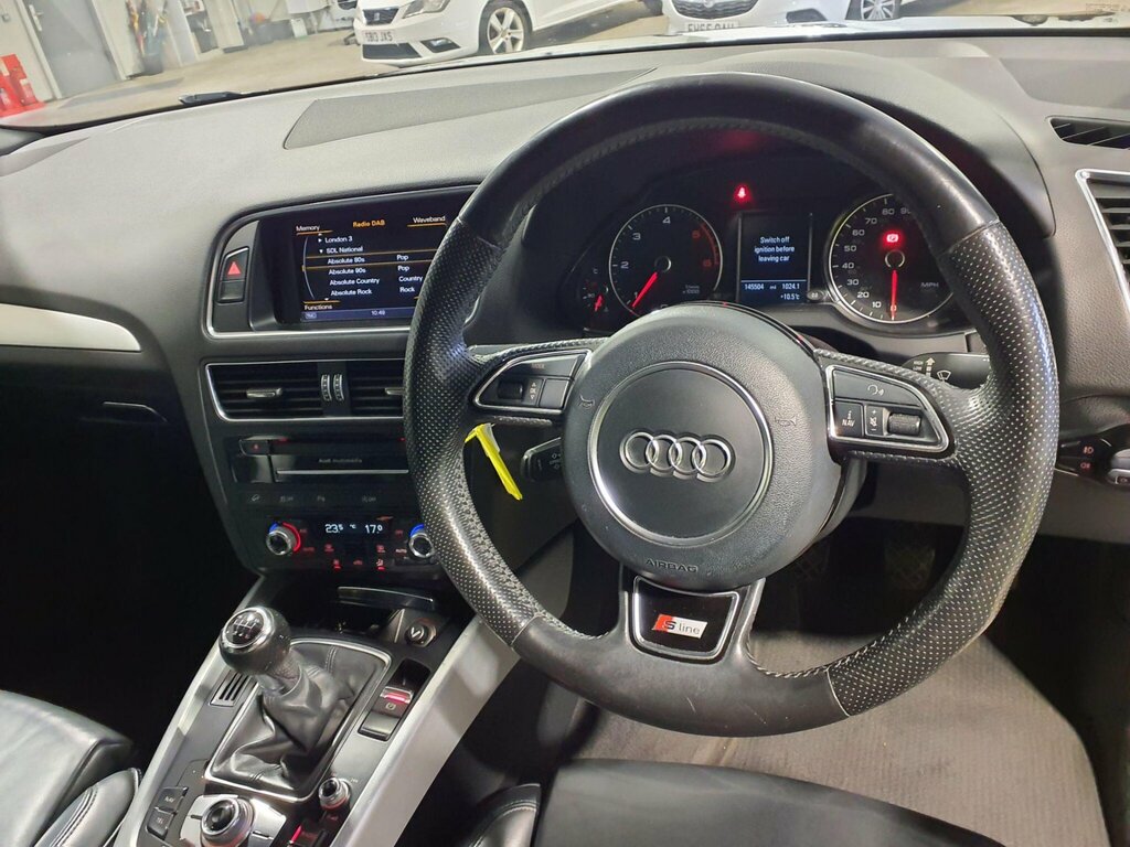Audi Q5 2.0 Tdi S Line Plus Quattro Euro 5 Ss LD14WGJ Black #6