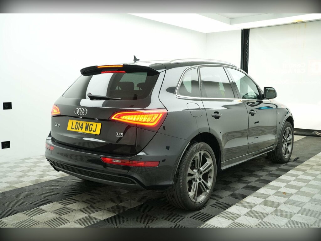 Audi Q5 2.0 Tdi S Line Plus Quattro Euro 5 Ss LD14WGJ Black #4