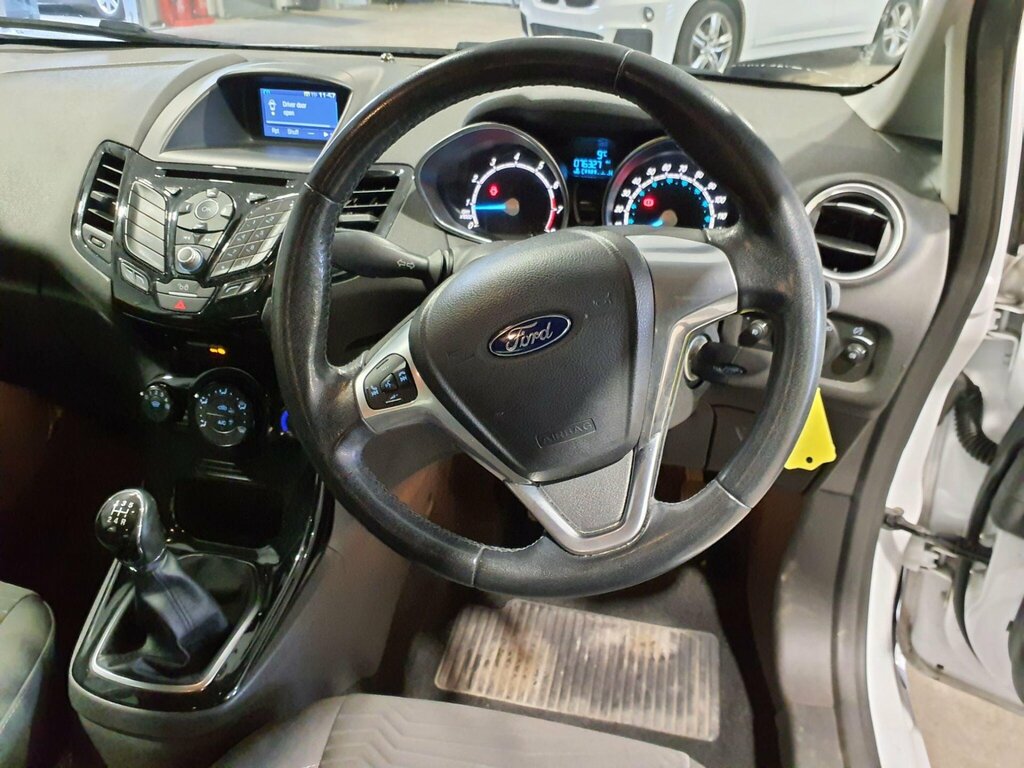Ford Fiesta 1.25 Zetec Euro 6 NJ66XGB White #6