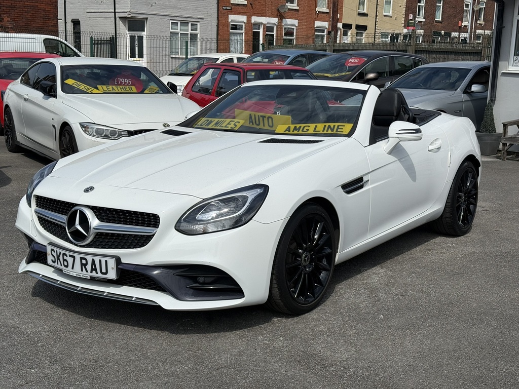 Mercedes-Benz SLC Amg Line 1.6 2017 67 Reg SK67RAU White #3