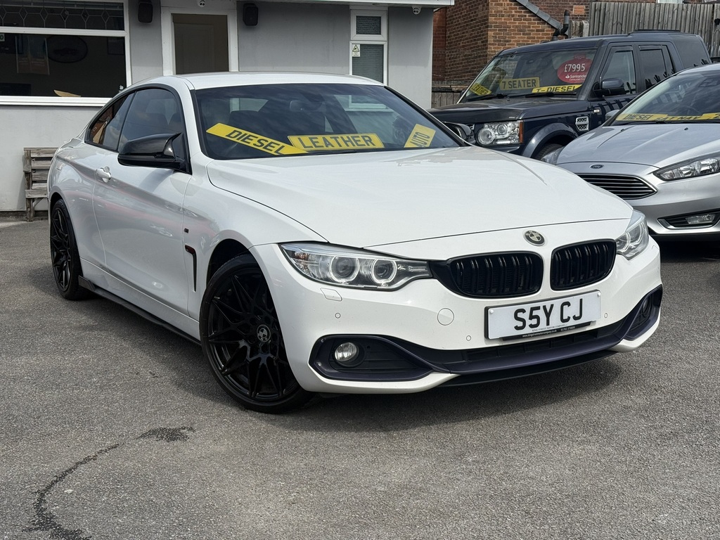 BMW 4 Series Sport 420D 2.0 2015 15 Reg White