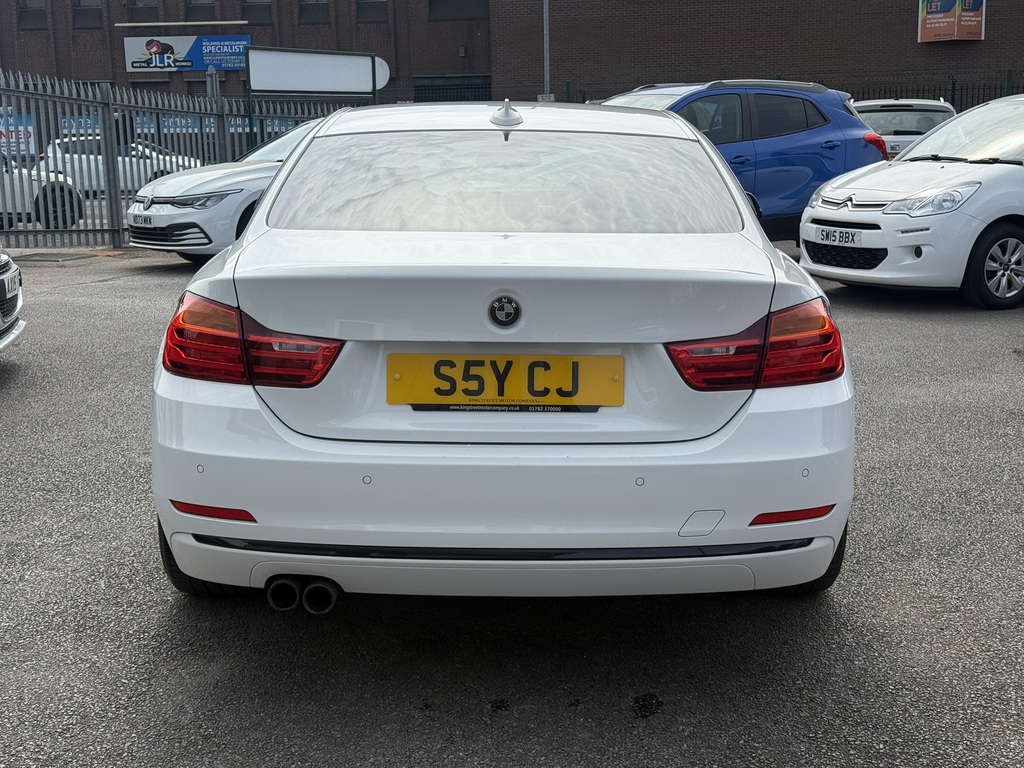 BMW 4 Series Sport 420D 2.0 2015 15 Reg White #6